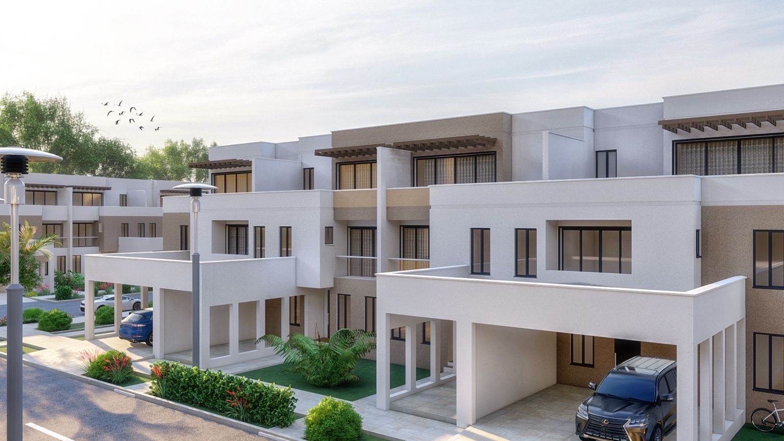 Terrace homes at The Grove